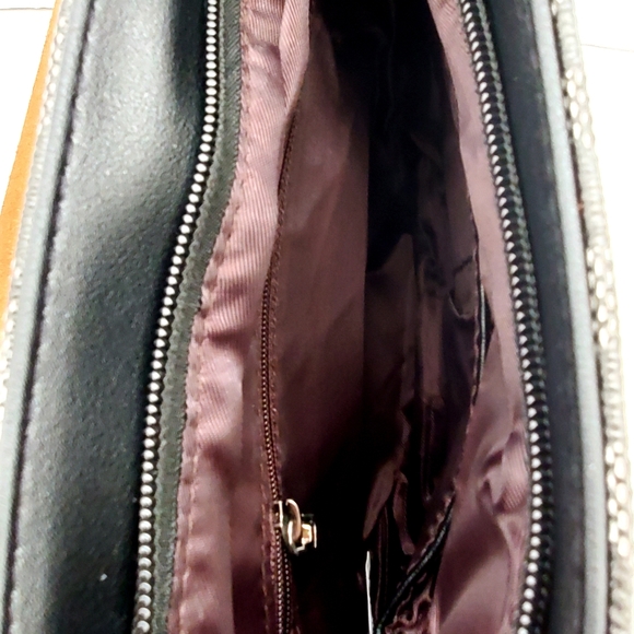 Classic Fashion Men's Black Messenger Expandable Crossbody Shoulder Bag - Picture 11 of 12